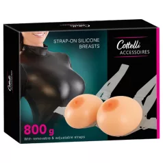 Cottelli - silikonowe piersi push-up do przypinania - 2x400g