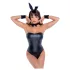 Cottelli Bunny - kostium króliczka - błyszczący, seksowny, 5 elementów - M