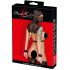 Bad Kitty - zestaw BDSM z koronką (czarny) - M