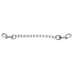 ZADO - podwójny metalowy karabińczyk z łańcuchem 15 cm
