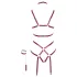 Bad Kitty - czerwony body typu full-body harness - L/XL