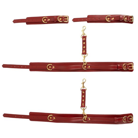 Bad Kitty - kajdanki na uda - czerwone