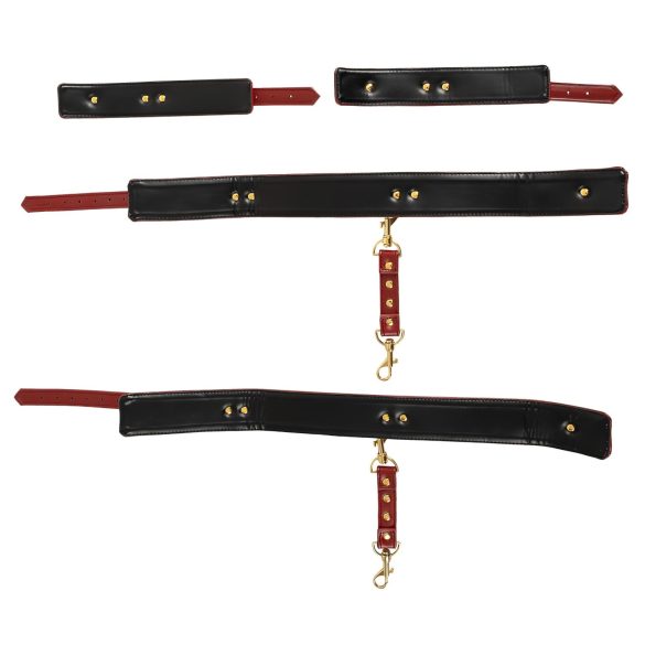 Bad Kitty - kajdanki na uda - czerwone