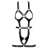 Bad Kitty - otwarte body z paskami - czarne