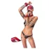 Bad Kitty - zestaw do bondage - 7 elementów - czerwony