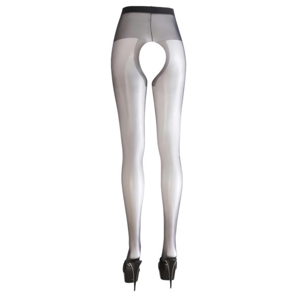 Cottelli - komplet z pasem do pończoch (czarny) - L