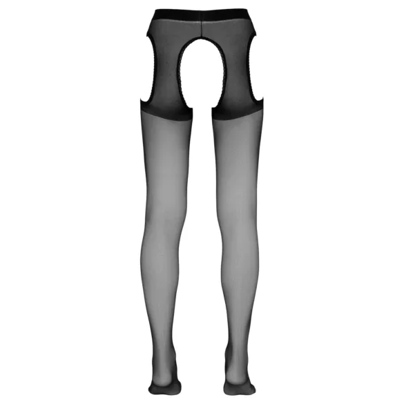 Cottelli - otwarte (crotchless) rajstopy (czarne)