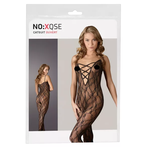 NO:XQSE - kombinezon erotyczny z koronki - L/XL