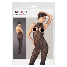 NO:XQSE - body z otwartym biustem - koronka