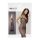 NO:XQSE - Bodystocking z wzorem po bokach - czarny - 2XL/3XL