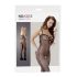 NO:XQSE - Bodystocking z wzorem po bokach - czarny - 2XL/3XL