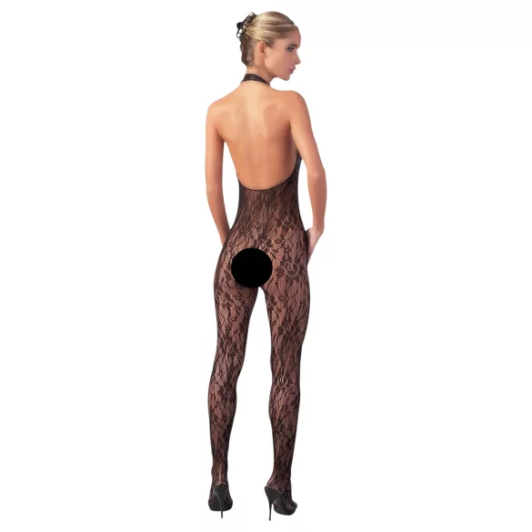 NO:XQSE - kombinezon koronkowy z perełkami - L/XL