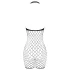 Cottelli - body siateczkowe z otwartym krokiem - czarny - S/L