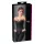 Cottelli - gorset imprezowy z haftem - czarny - XL