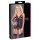 Cottelli - koronkowy otwarty top i stringi (czarne) - M