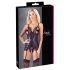 Cottelli - koronkowy otwarty top i stringi (czarne) - M