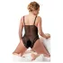 Cottelli Plus Size - body koronkowe - czarne