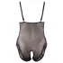 Cottelli Plus Size - body koronkowe - czarne