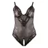 Cottelli Plus Size - body koronkowe - czarne - XXL