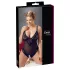 Cottelli Plus Size - body koronkowe - czarne - XXXL