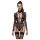Cottelli - przezroczyste body z paskami (czarne) - L