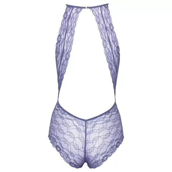 Kissable - body koronkowe na szyję - fioletowy - L/XL