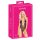 Kissable - czarne body z różowym haftem - L/XL