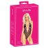Kissable - czarne body z różowym haftem - L/XL
