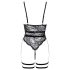Cottelli - otwarte, paski body (czarne)