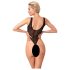 Noir - przezroczyste body (czarne) - L