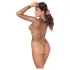 Cottelli - czarne otwarte body z dżetami (S-L)