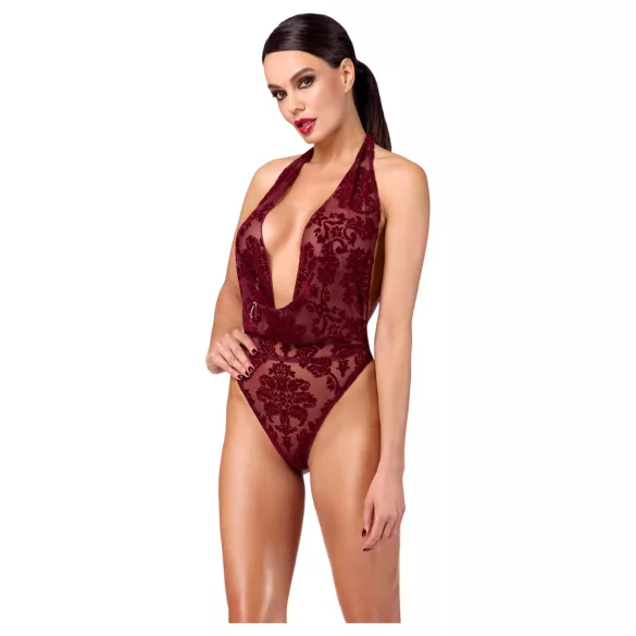 Noir Kink Royal - body damskie - prześwitujące - czerwone