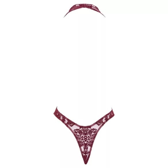 Noir Kink Royal - body damskie - prześwitujące - czerwone
