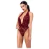 Noir Kink Royal - body damskie - prześwitujące - czerwone - M