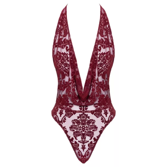 Noir Kink Royal - body damskie - prześwitujące - czerwone - M