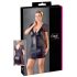 Cottelli Plus Size - Kokieteryjna koronka i kokardki (czarna) - 4XL