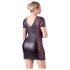 Cottelli Plus Size - Kokieteryjna koronka i kokardki (czarna) - 4XL