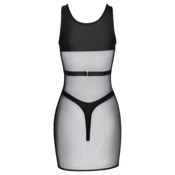 Cottelli - przezroczysty zestaw imprezowy (czarny) - L