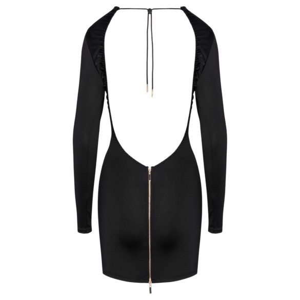 Cottelli - sukienka mini z odkrytymi plecami - czarna - L