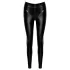 Noir - legginsy damskie - błyszczące - czarne - L