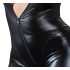 Cottelli Plus Size - połyskujący długi rękaw party kombinezon (czarny)