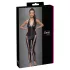 Cottelli Party - halterneck gorset kombinezon (czarny) - XL