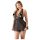 Cottelli Plus Size - koronkowa babydoll (czarna) - 2XL