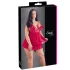 Cottelli Plus Size - babydoll koronkowy luźny - czerwony - XL