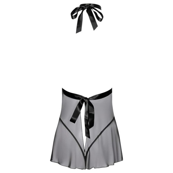 Kissable - babydoll halter - koronka - czarny