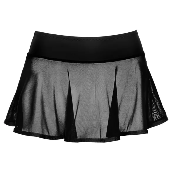 Cottelli - spódniczka mini plisowana - czarna
