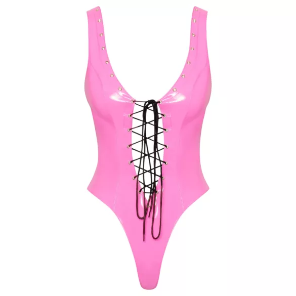 Black Level - lateksowe body dla kobiet (różowe) - M