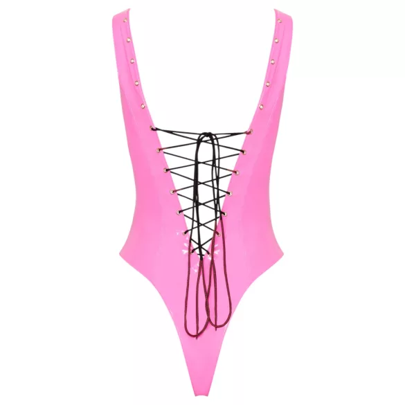 Black Level - lateksowe body dla kobiet (różowe) - M
