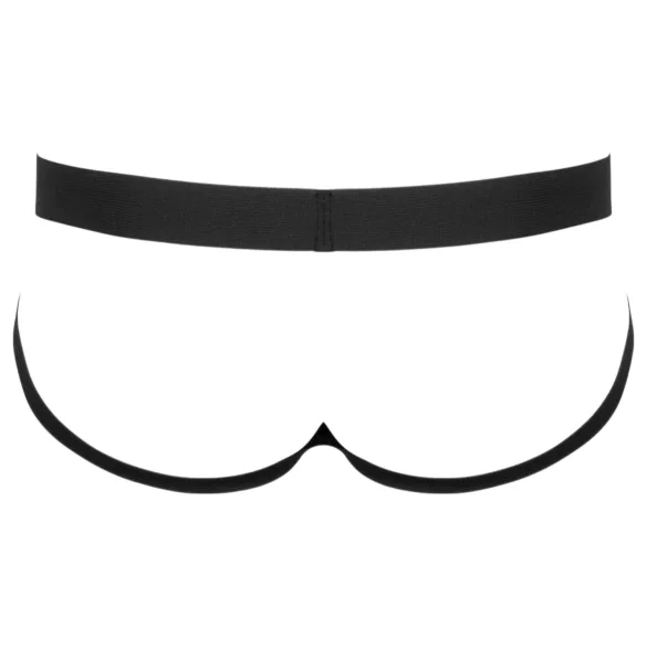 Black Level - jockstrap męski z zamkiem - czarny - L