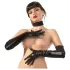 Latex - rękawice długie unisex - czarne - XL